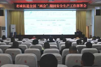 我公司肥城生產(chǎn)廠參加《老城街道“全國”兩會期間安全部署會》